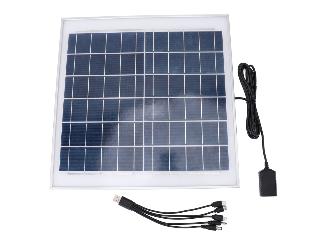 Painel solar portátil de 15 W (IP68 para uso externo)