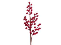 Laxiscreed Ramos De Hera Artificial Vermelha Escura 48cm Para Decoração De Natal