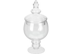 Pote De Vidro Transparente Com Design Elegante, Tampa Hermética E Formato Bonito, Ideal Para Cozinhas E Cafés