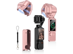 Capa Magnética HENTEN HOME para Dji Osmo Pocket 3 Portátil e Fácil de Guardar Rosa
