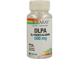Suplemento Alimentar SOLARAY Dl-Phenylalanine (60 cápsulas vegetais de 500mg)