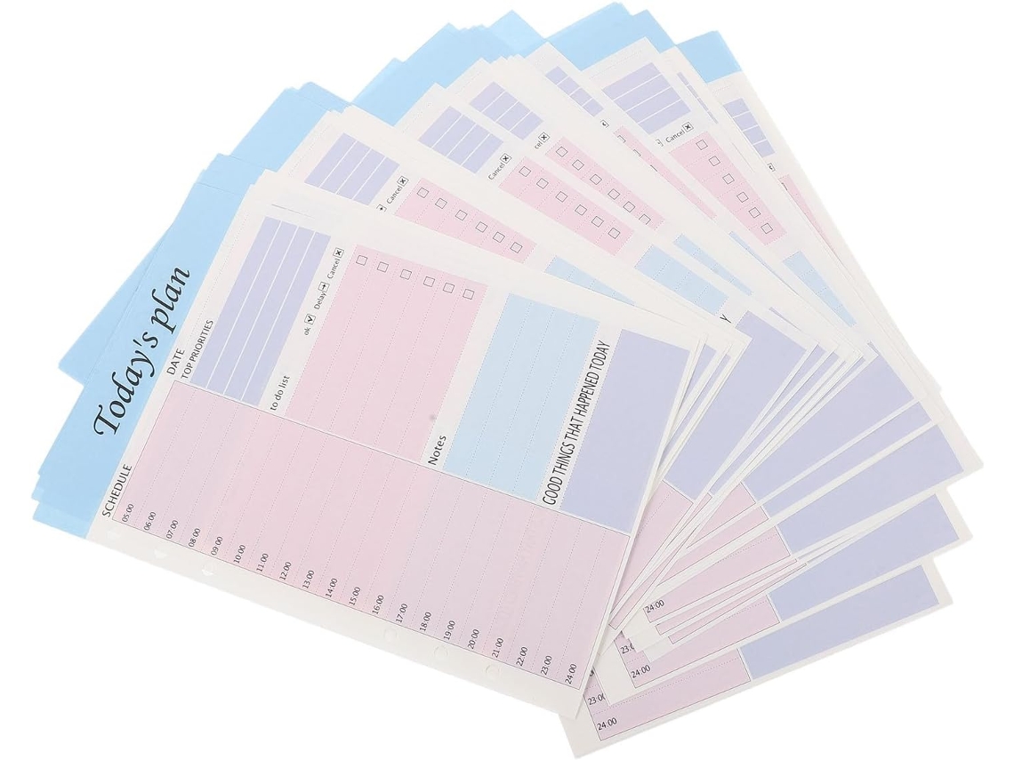 Agenda Quotidien A5 2026 Em Papel, Planificador De Tâches