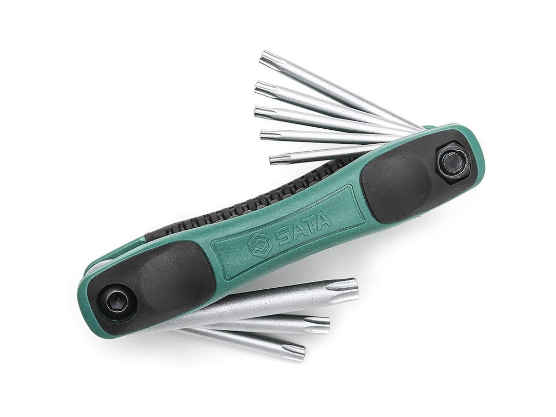 2026altiro-conjunto De Chaves Torx Plegáveis 8 Peças T9-t40 Com Aço Temperado E Grip Confortável