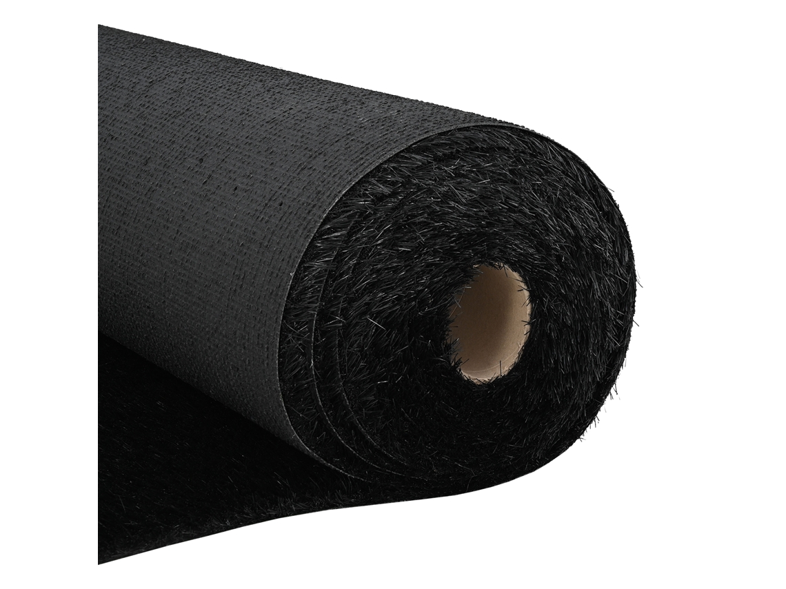 Conjunto 1 Grama Artificial Vidaxl Preto Polipropileno (1000 X 100 X 3 Cm)