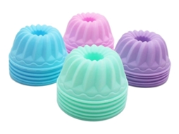 12 Peças, Molde De Silicone Para Confeitaria
