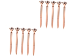 Operitacx 10 Canetas Esferográficas Com Diamantes, Decorativas Para