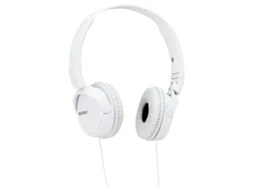 Auscultadores com Fio SONY Mdr-Zx110 (On Ear - Microfone - Branco)