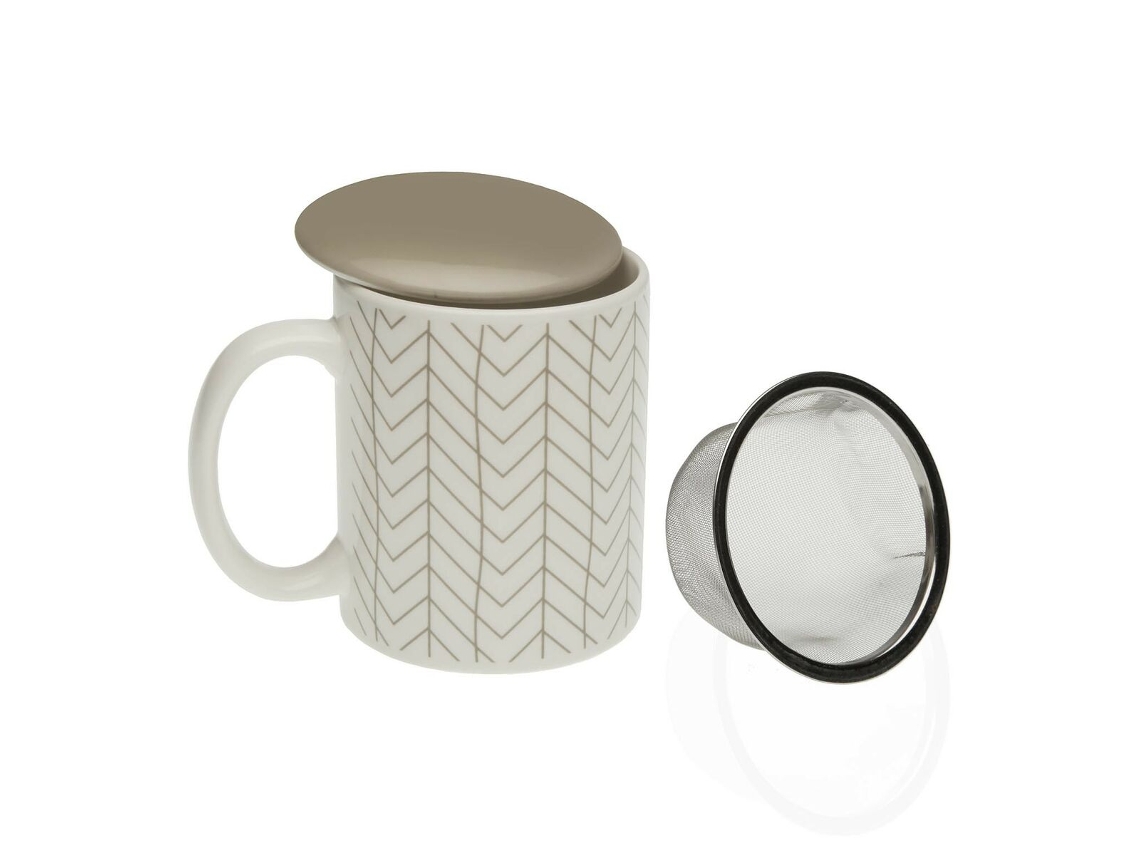 Chávena Com Filtro Para Infusões Versa Eris Grés
