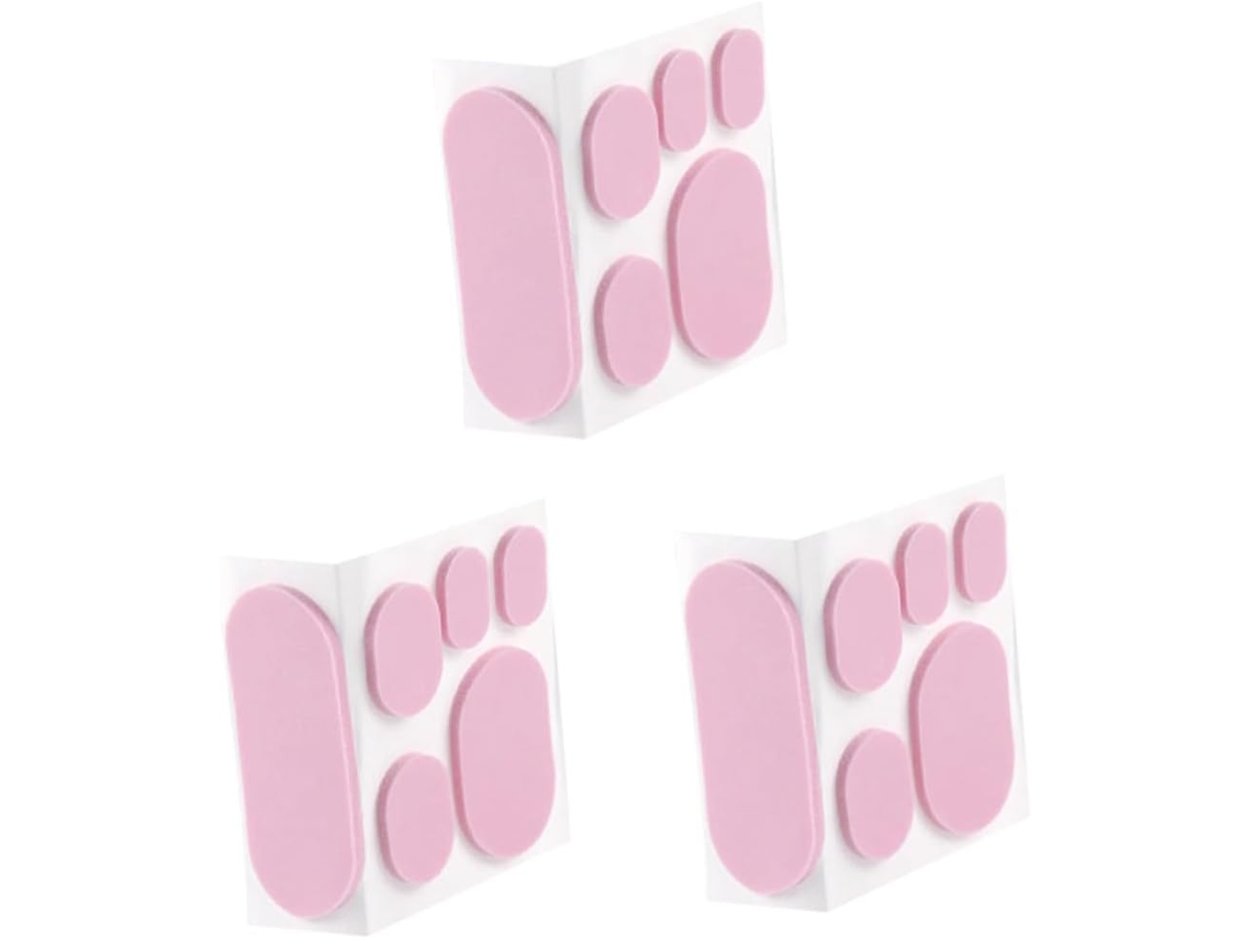 Adesivos Invisíveis Antiabrasão Para Dedos Dos Pés, 3 Folhas