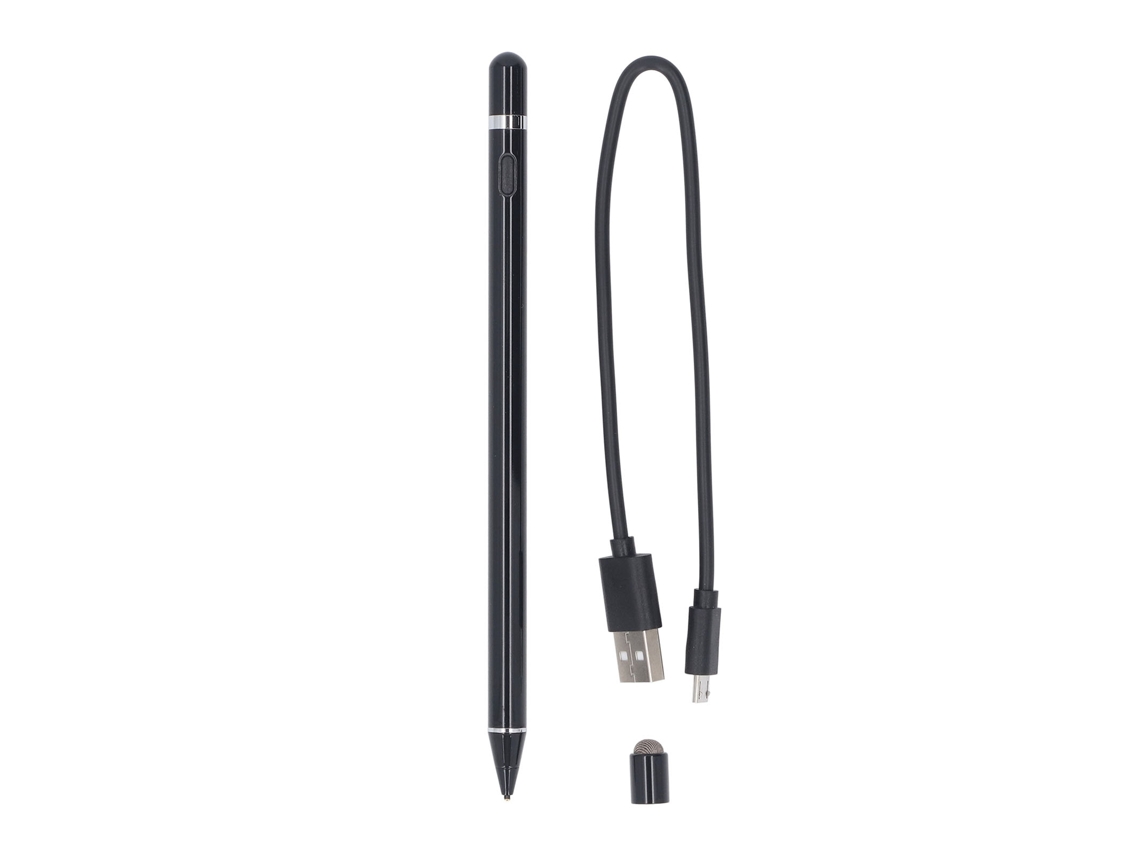 Aetheria caneta Capacitiva Ativa Ponta Fina Universal para Tablets Smartphones Ios Android Preta