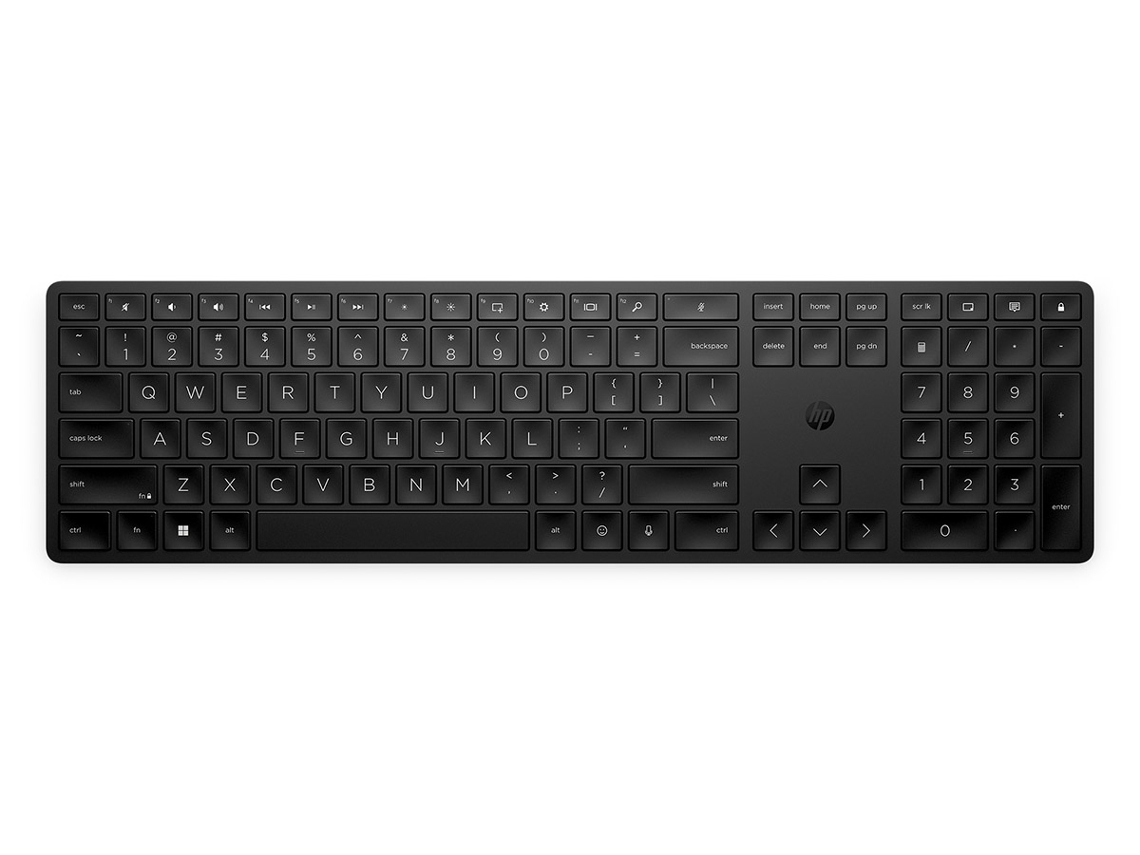 Teclado HP 450 (Wireless - Idioma Português - Teclado Numérico)