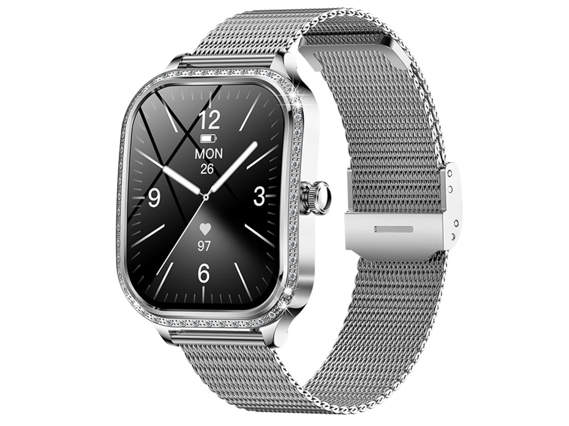 Smartwatch Mk88 Com Bluetooth E Design Moderno (prata)