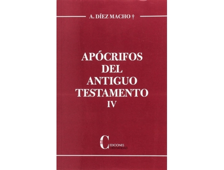 Livro Apócrifos Del Antiguo Testamento de A. Díez Macho (Espanhol)