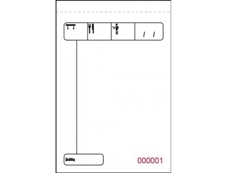 Livro Paq/10 Talonarios De Camarero 7.3x10.9cm Mini Duplicado De Desconocido (espanhol)