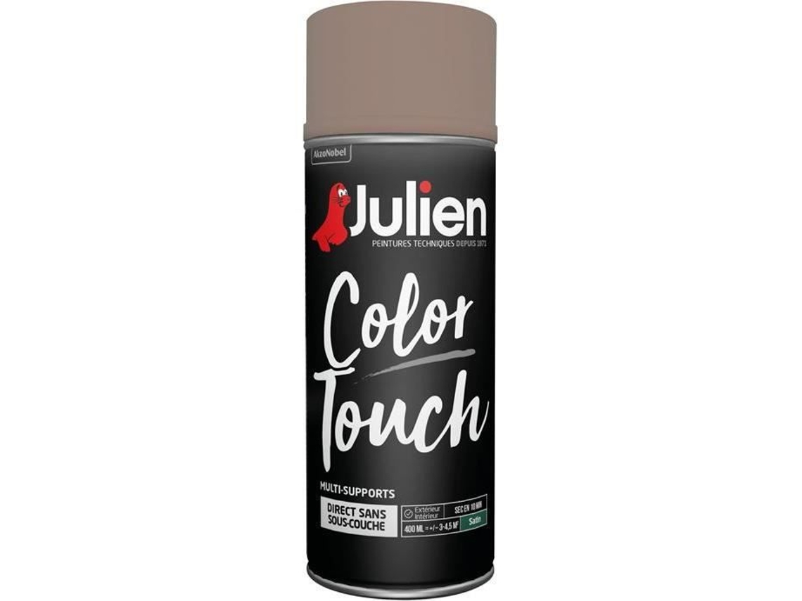 Bomba De Pintura Julien Toque De Cor 400 Ml Taupe Acetinado Multi Suportes