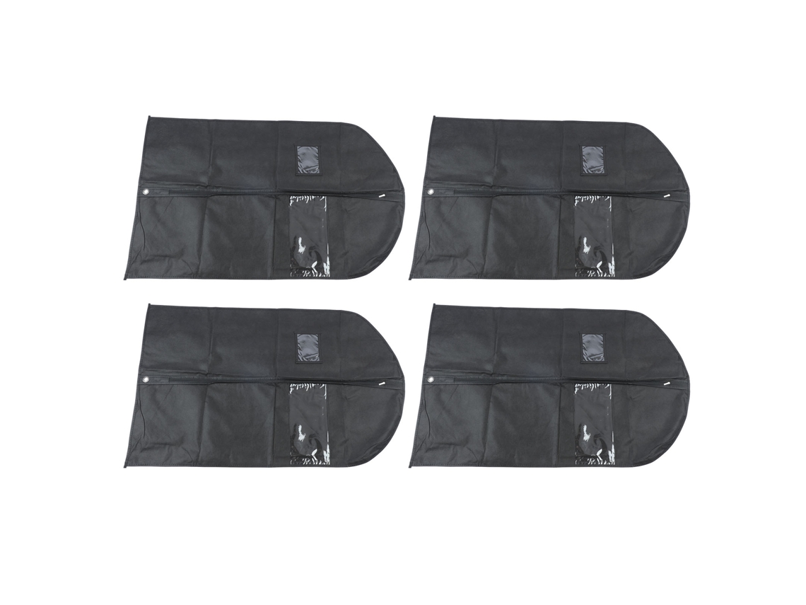 Conjunto de 4 Capas Impermeáveis para Roupas com Janela BRILVIBERA