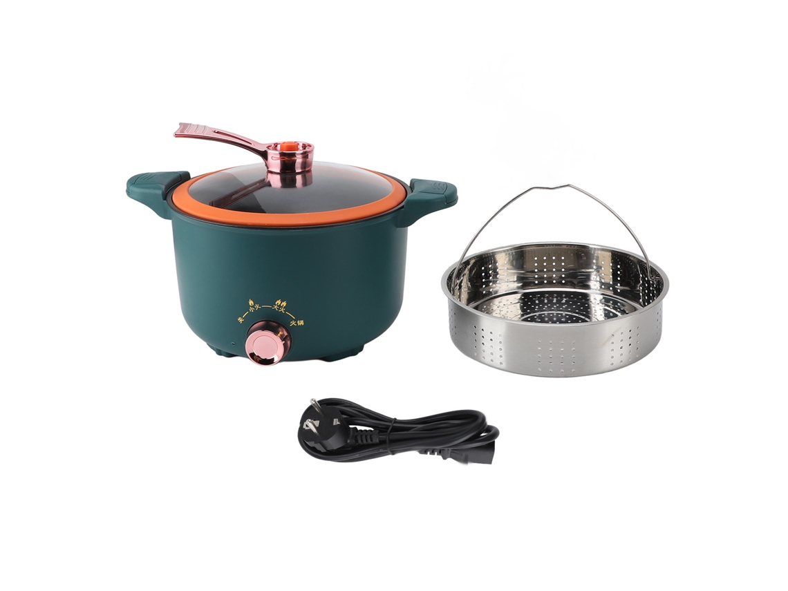 Panela de Pressão Micro 4l 1000w Multifuncional Antiaderente com Cesta de Vapor Anti Queimaduras