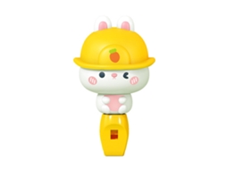 Mali apito Cartoon Cute para Crianças com Cordão Brinquedo Plástico Portátil Preschool Coelho