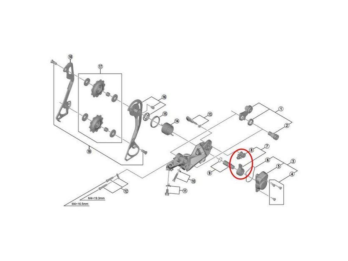 Shimano Change Stabilizer M7000 Sgs 10s