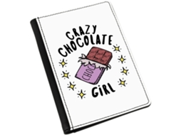 Capa para passaporte Crazy Chocolate Girl Stars S/MARCA