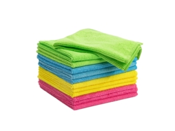 Panos De Limpeza Em Microfibra, 12 Unidades, 30 X 30 Cm, Alta Absorção, Sem Fiapos, Macio, Para Carro E Uso Doméstico, Para Vidros E Janelas