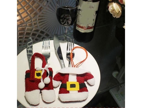 Conjunto De Talheres Para Decoração De Natal Serda Run