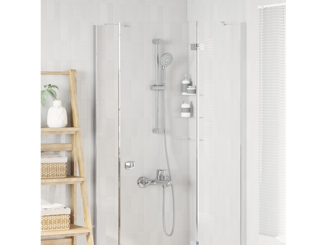Vidaxl Conjunto De Sistema De Chuveiro Cromo 70 Cm Aço Inoxidável