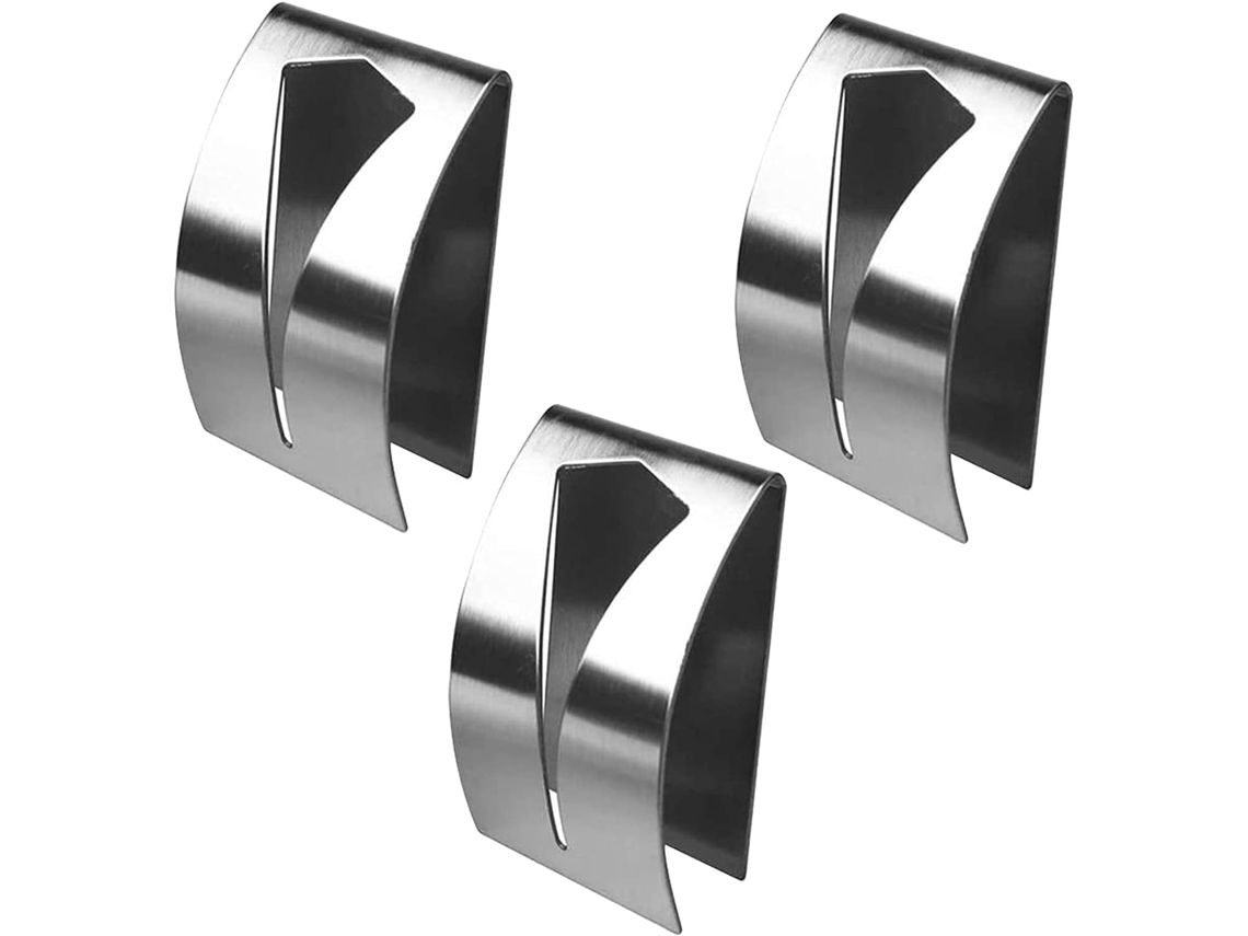 Conjunto De 3 Ganchos Adesivos Em Aço Inoxidável Escovado, Sem Furos, Para Banheiro Ideal Pendurar Roupas E Outros
