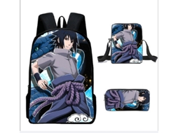 Mochila KOHREE Naruto Conjunto de Três Peças