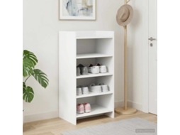 Vidaxl Armário De Sapatos Branco 48 X 36 X 92 Cm Derivados De Madeira