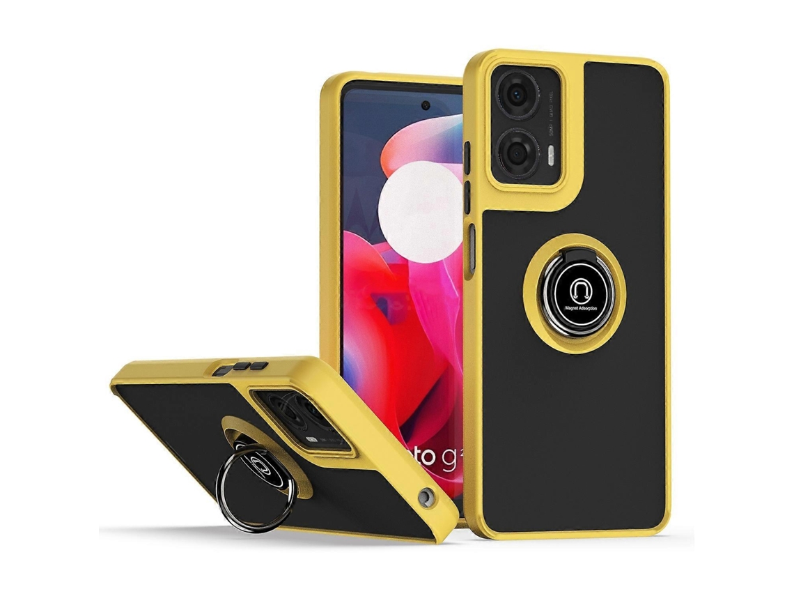Capa De Celular Q Shadow 1 Series Tpu Pc Com Anel