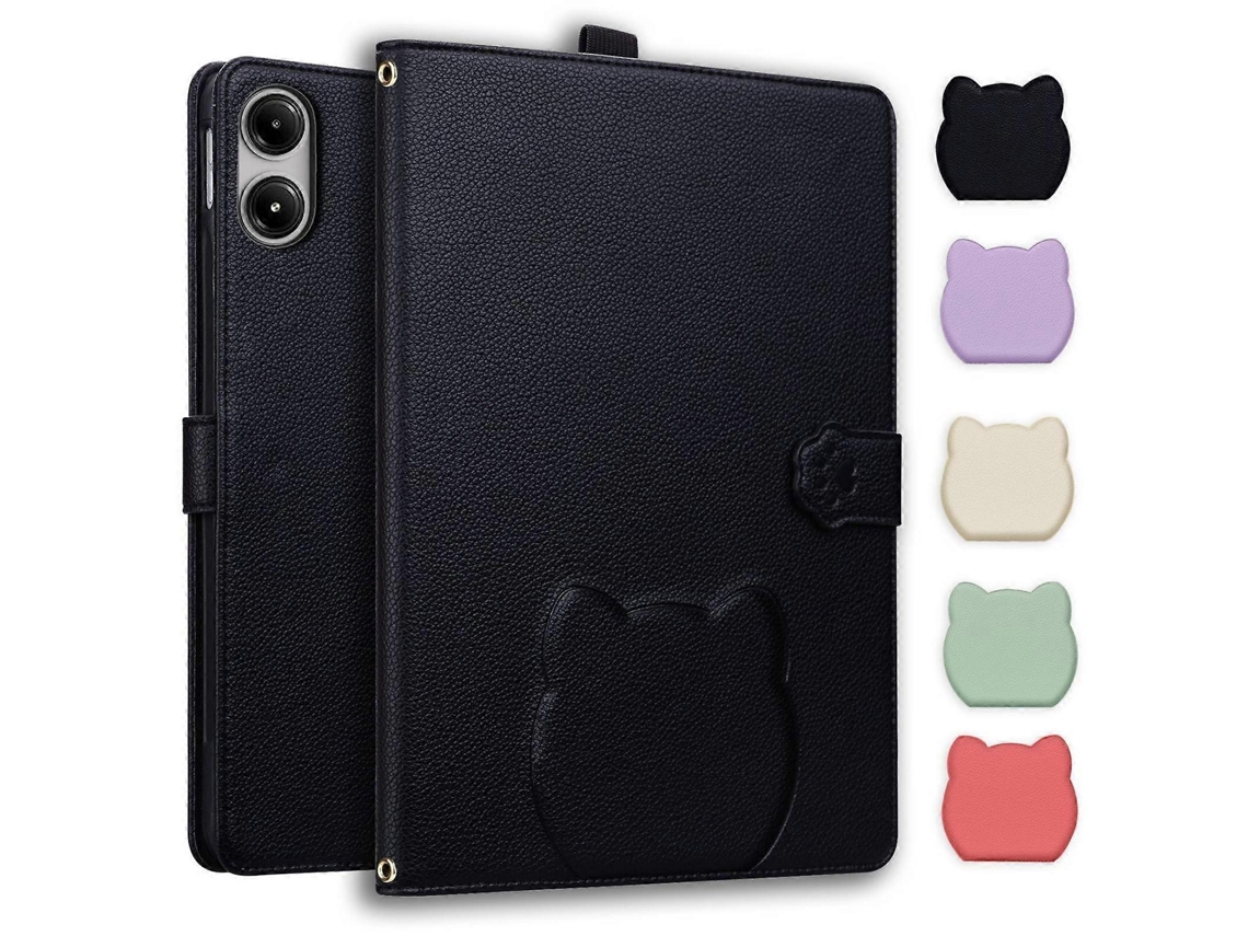 Capa para tablet Webake com textura de pele de lichia e toque de pele de gato