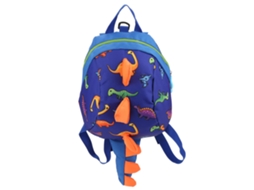 Mochila Dinossauro Infantil Desenho Animado Para Pré-escola Meninos Meninas Azul Escuro