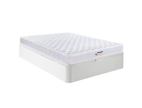 Sommier Cofre Wolkenlos MORGENGOLD Tecido Branco (160x200cm)