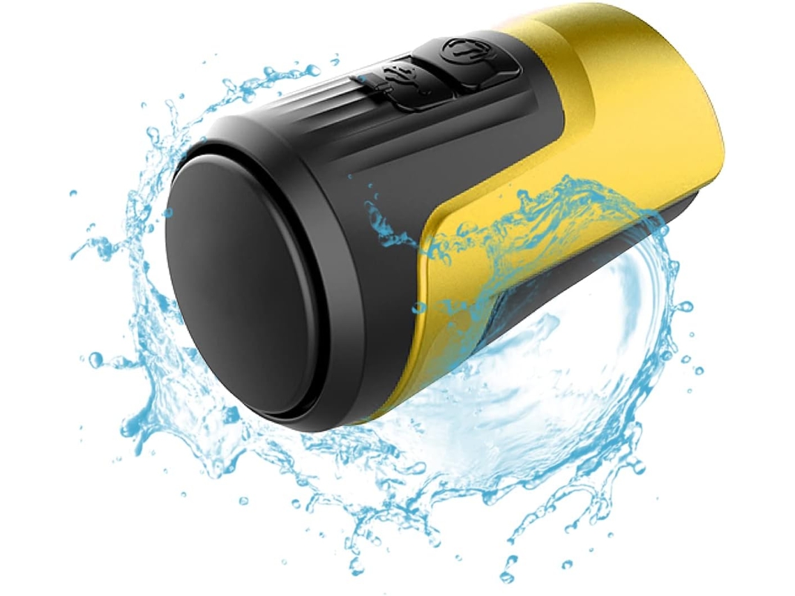 Campainha Elétrica para Bicicleta, 125 Db, Alarme Antifurto, Amarelo AQUAFORGE