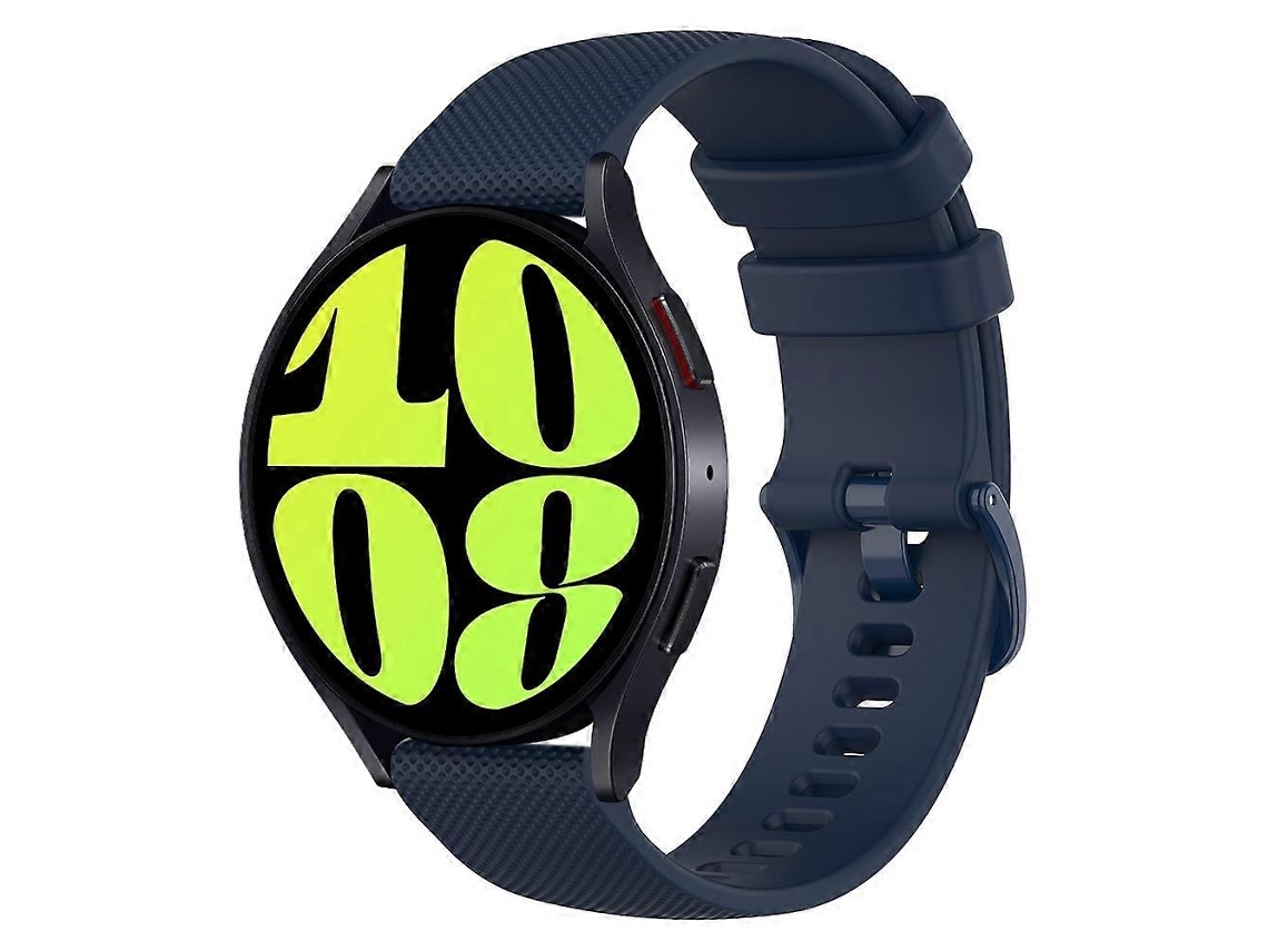 Pulseira De Silicone Quadriculada De 20 Mm