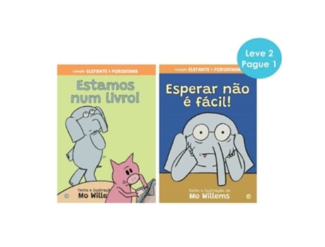 Livro Elefante E Porquinha - Estamos Num Livro! | Esperar Não É Fácil! De Mo Willems De Mo Willems (português)