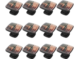 Puxadores Quadrados Para Gavetas De Cômoda, Puxadores Para Armários De Cozinha, 12 Peças, Bandeira Da Independência