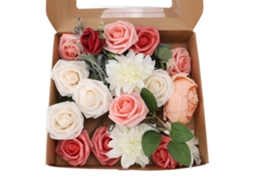 Baok-rosa Artificial De Espuma Flexible Resistente À Descoloração Simulada Para Decoração Diy E Ramo De Casamento No.1