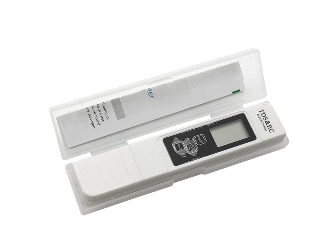 Testador De Qualidade Da Água 3 Em 1, Testador De Temperatura E Pureza Da Água, Com Visor Lcd Digital, Ppm Slowmoose