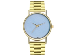 Reloj De Pulsera Unisex De Acero Con Patrón De Zodiaco Clásico Y Moderno