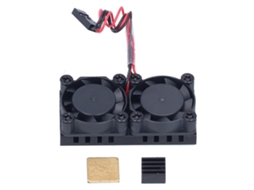 Ventiladores de Resfriamento para Raspberry Pi 3b 3b 4 4b Radiador Cooler Heatsink de Baixo Ruído Abs