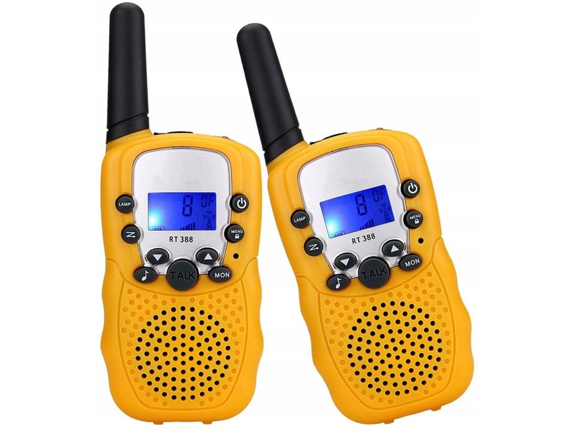 Walkie Talkie Infantil, Rádio Bidirecional Com Seu Cristal De 22 Canais Brilvibera