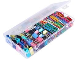 Organizador De Arquivos Com Clips Papel Vários Tamanhos