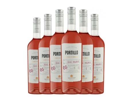 Vinho rosé EL PORTILLO Malbec Valle de Uco (0.75 L - 6 Unidades)