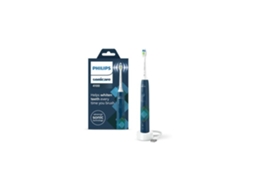 Escova De Dentes Elétrica Philips Sonicare 4100 2 Modos Sensor De Pressão Azul Marinho