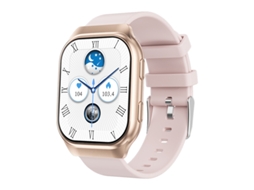 Smart Watch Fw16E Bluetooth Chamada Música Pressão Arterial Açúcar no Sangue Ouro GODTVAGT