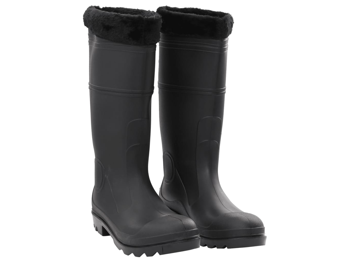 Rain Boots Vidaxl Preto Pvc (44)