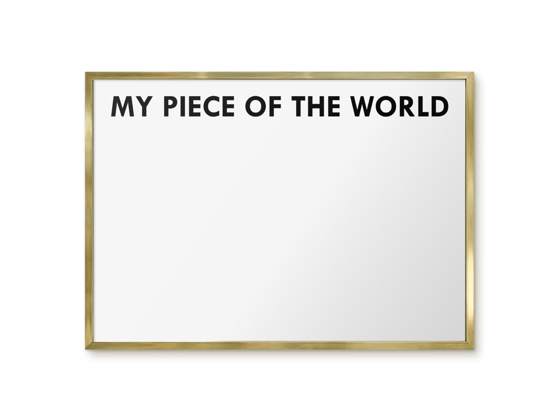 Magnetic Board My Piece Of The World For The Living Room Espelharte (70x50 Cm)