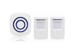Campainha Com Sensor De Movimento, Solução De Segurança Residencial Inteligente Com Design Industrial, Tecnologia Pir E Luz Led Brilhante Para Si